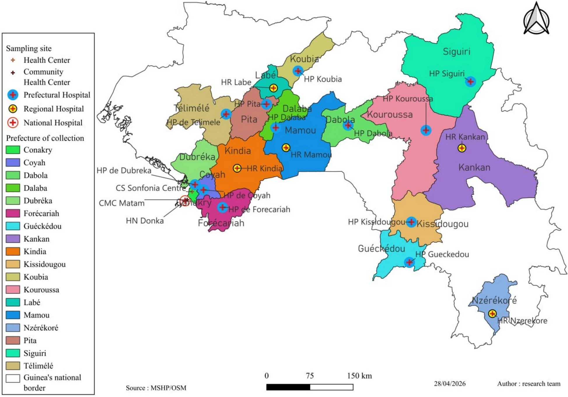 Étude de la circulation de la dengue, de la fièvre jaune et des virus du Nil occidental en Guinée : implications pour atteindre les objectifs sanitaires du programme Simandou 2040